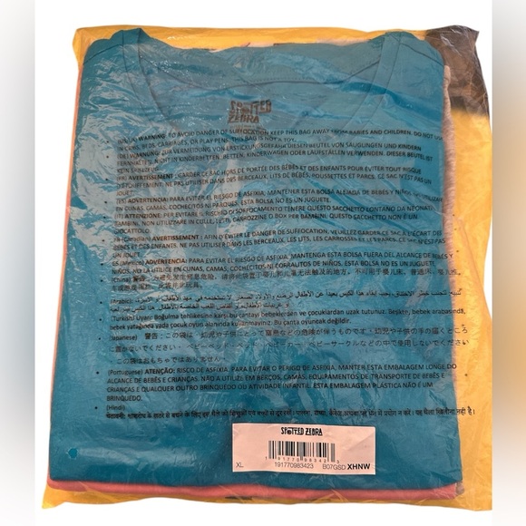 Girls Spotted Zebra Pack Of 4 XL Short Sleeves T Shirt Brand New - Picture 4 of 5